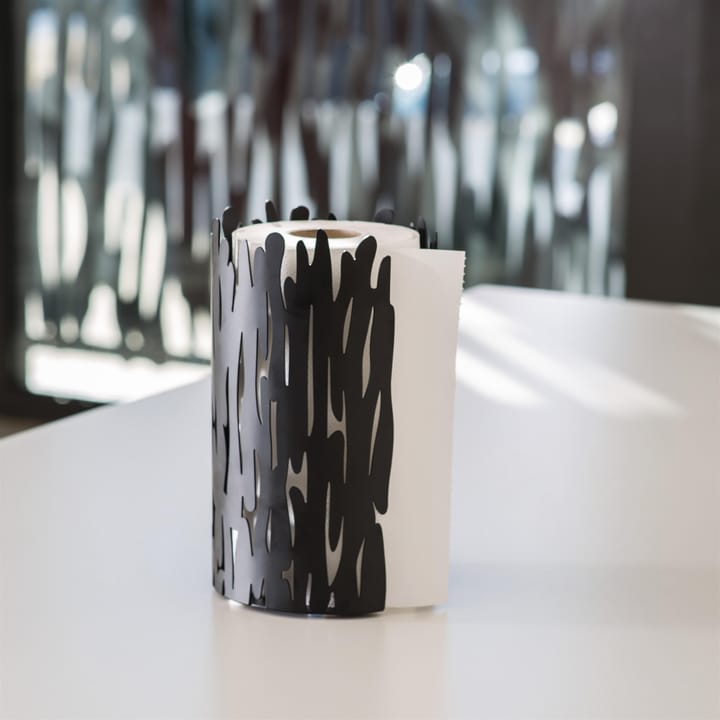 Barkroll tørkerullholder, svart Alessi