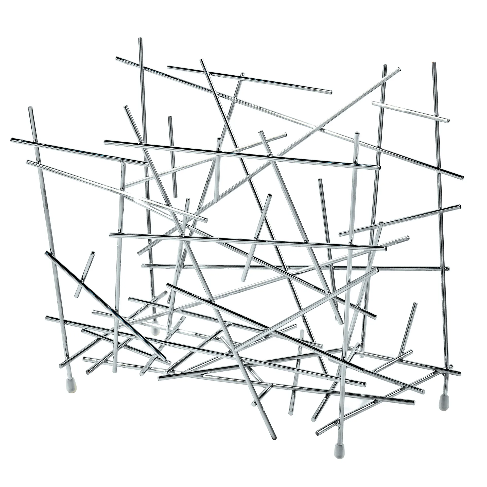 Blow up magasinholder, rustfritt stål Alessi