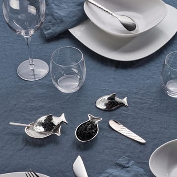 Colombina fish saltskål - rustfritt stål - Alessi