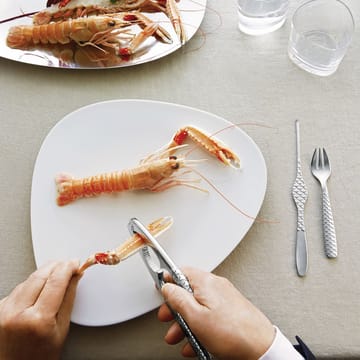 Colombina Fish skalldyrsgaffel 4-stk. - Rustfritt stål - Alessi