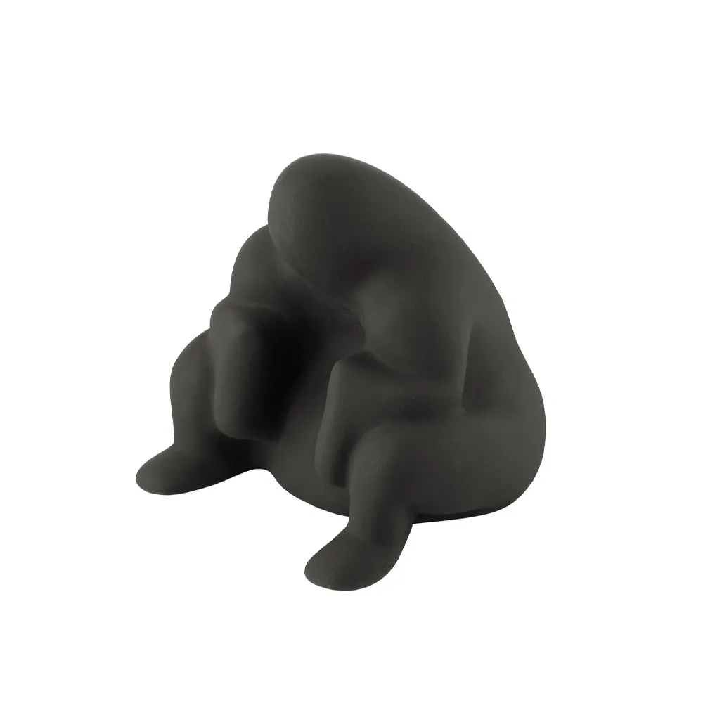 Dédé dørstopper, sort Alessi