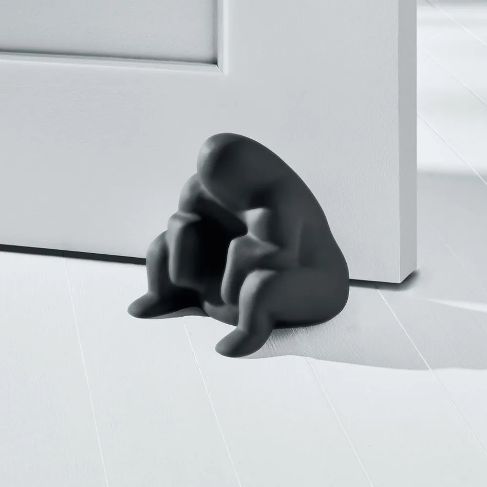 Dédé dørstopper, sort Alessi