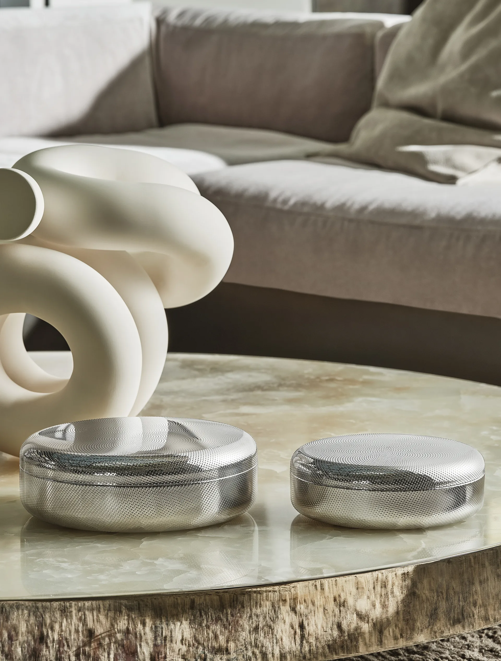 Extra ordinary texture oppbevaringsboks, Ø 28 cm Alessi