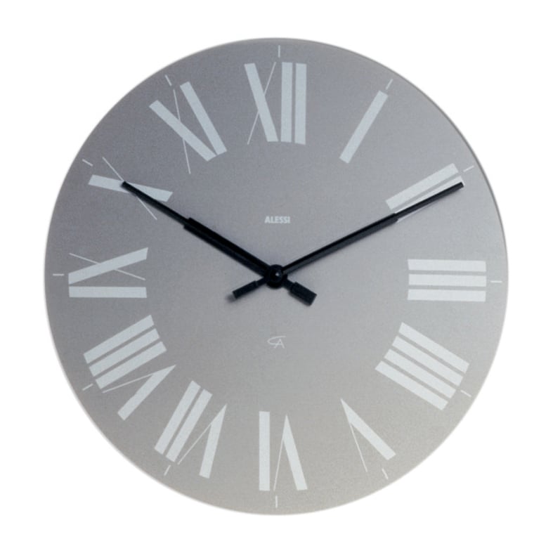 Alessi Firenze veggklokke Ø 36 cm Grå