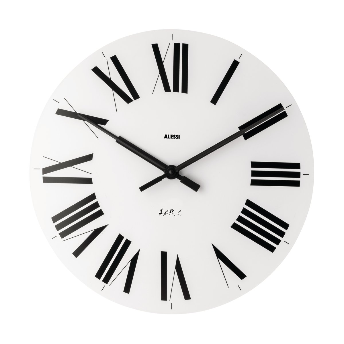 Alessi Firenze veggklokke Ø 36 cm Hvit