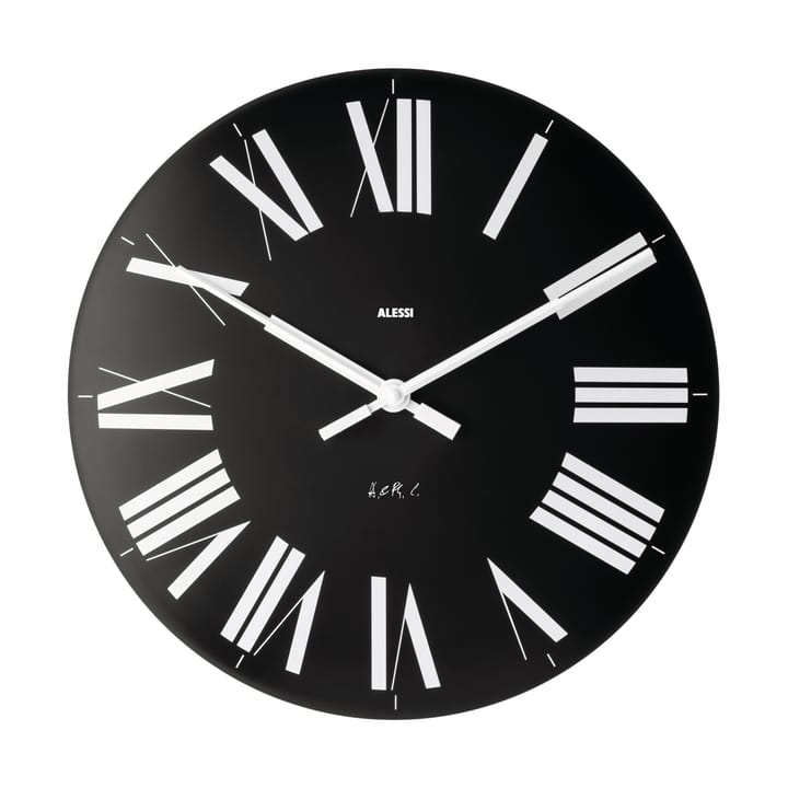 Firenze veggklokke Ø 36 cm - Svart - Alessi