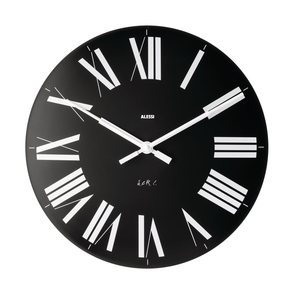 Alessi Firenze veggklokke Ø 36 cm Svart