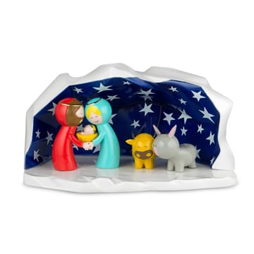 Happy Eternity baby krybbe med porselensfigurer - 1 sett - Alessi