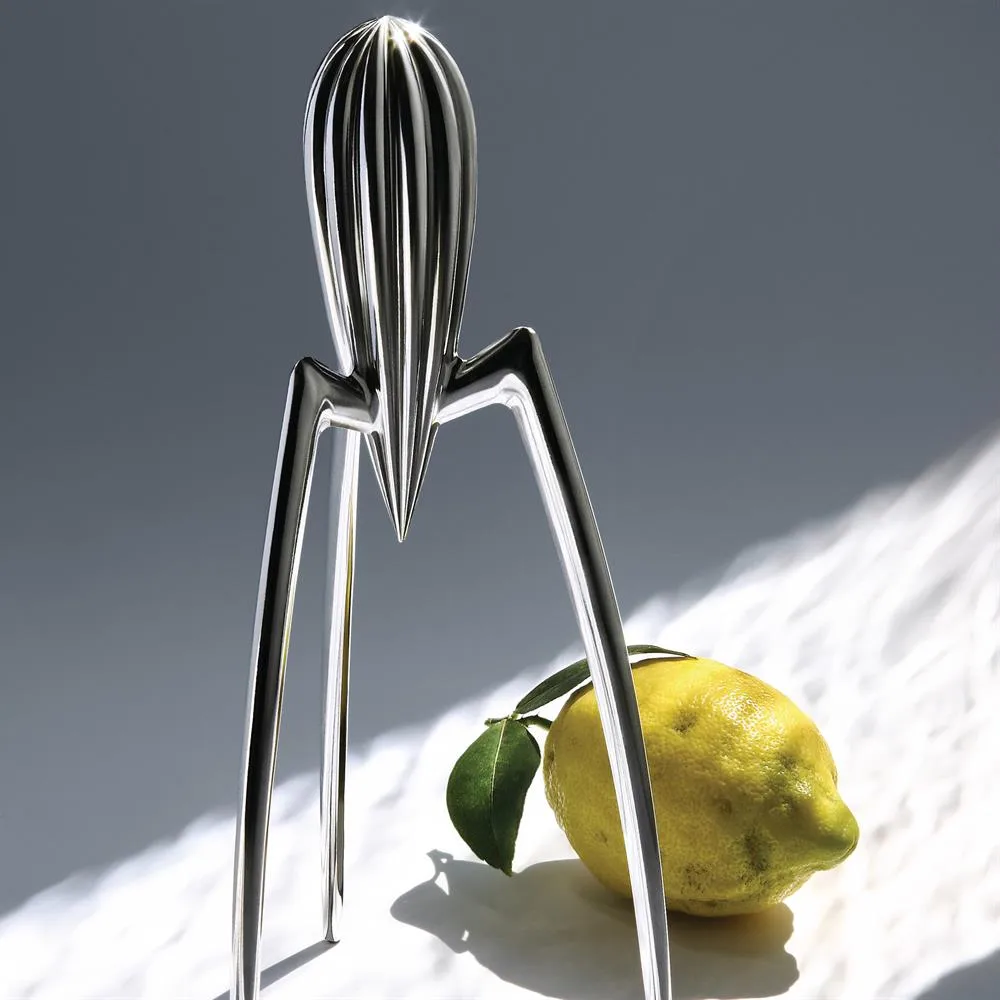 Juicy Salif sitruspresse, blankpolert aluminium Alessi