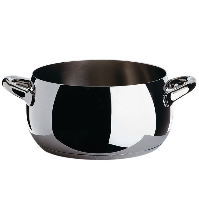 Alessi Mami gryte rustfritt stål 5,2 l | Skandinavisk Design | Gryter | Sølv