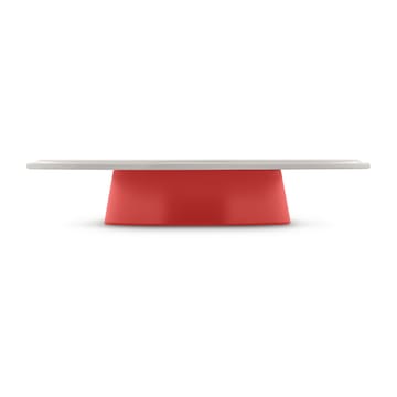 Mattina kakefat med glasskuppel - Rød - Alessi