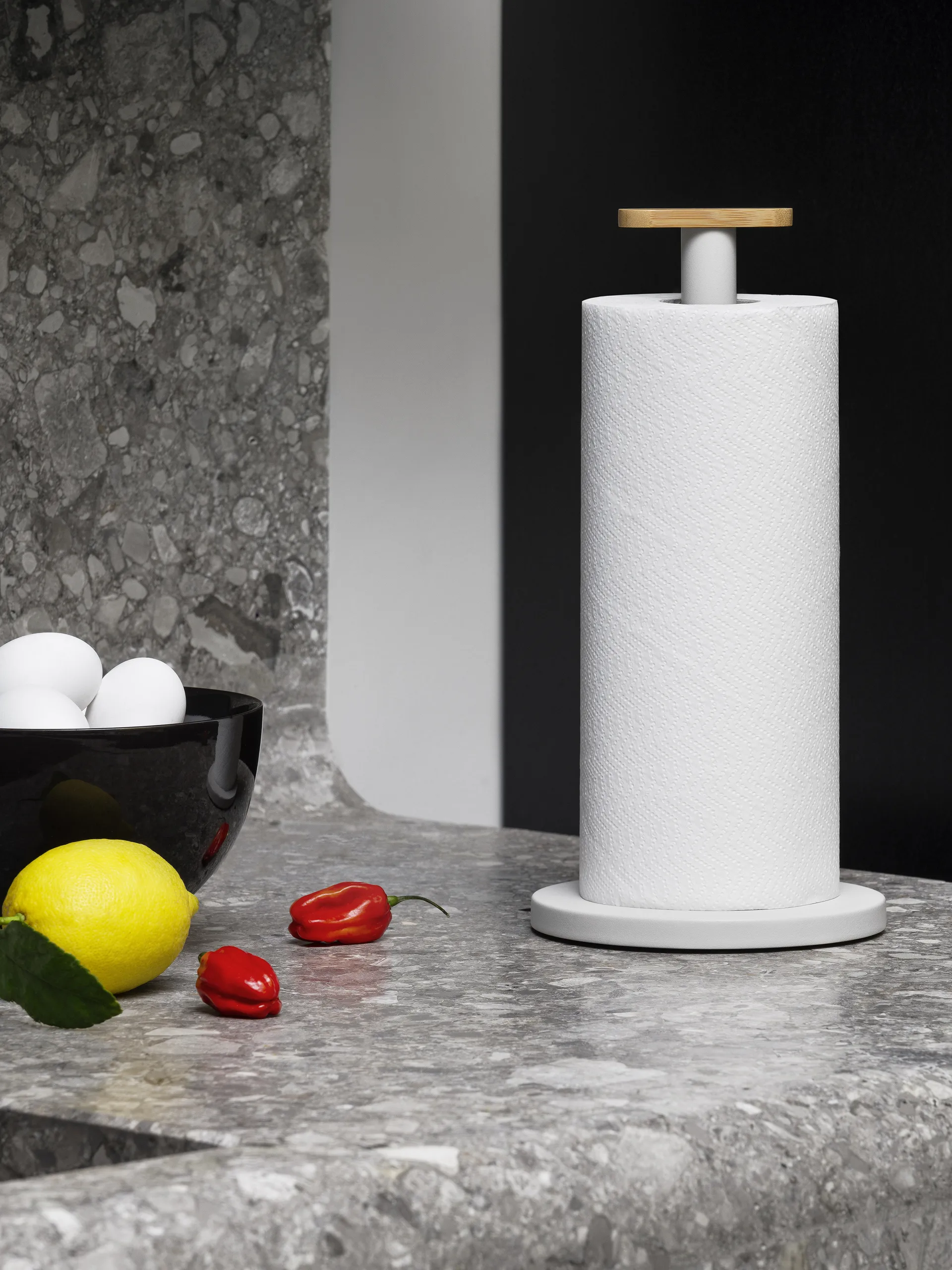 Mattina tørkerullholder, Varm grå Alessi