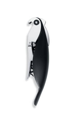 Alessi Parrot Korketrekker 13x3 cm Svart | Skandinavisk Design | Svart