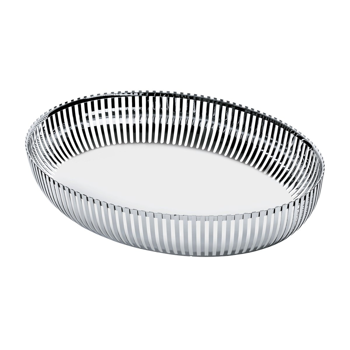 Alessi PCH06 kurv oval 20 x 26 cm Rustfritt stål