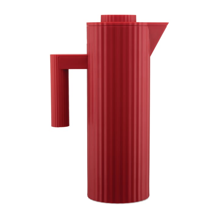 Plissé termokanne 1 L - Rød - Alessi