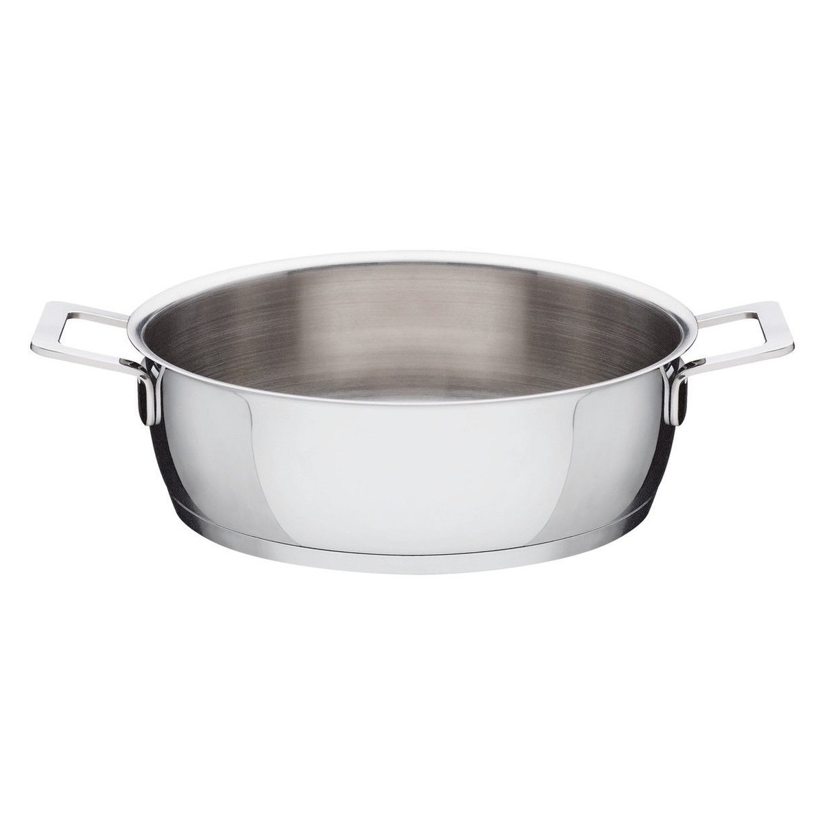 Alessi Pots&Pans lav gryte 24 cm | Skandinavisk Design | Gryter | Sølv