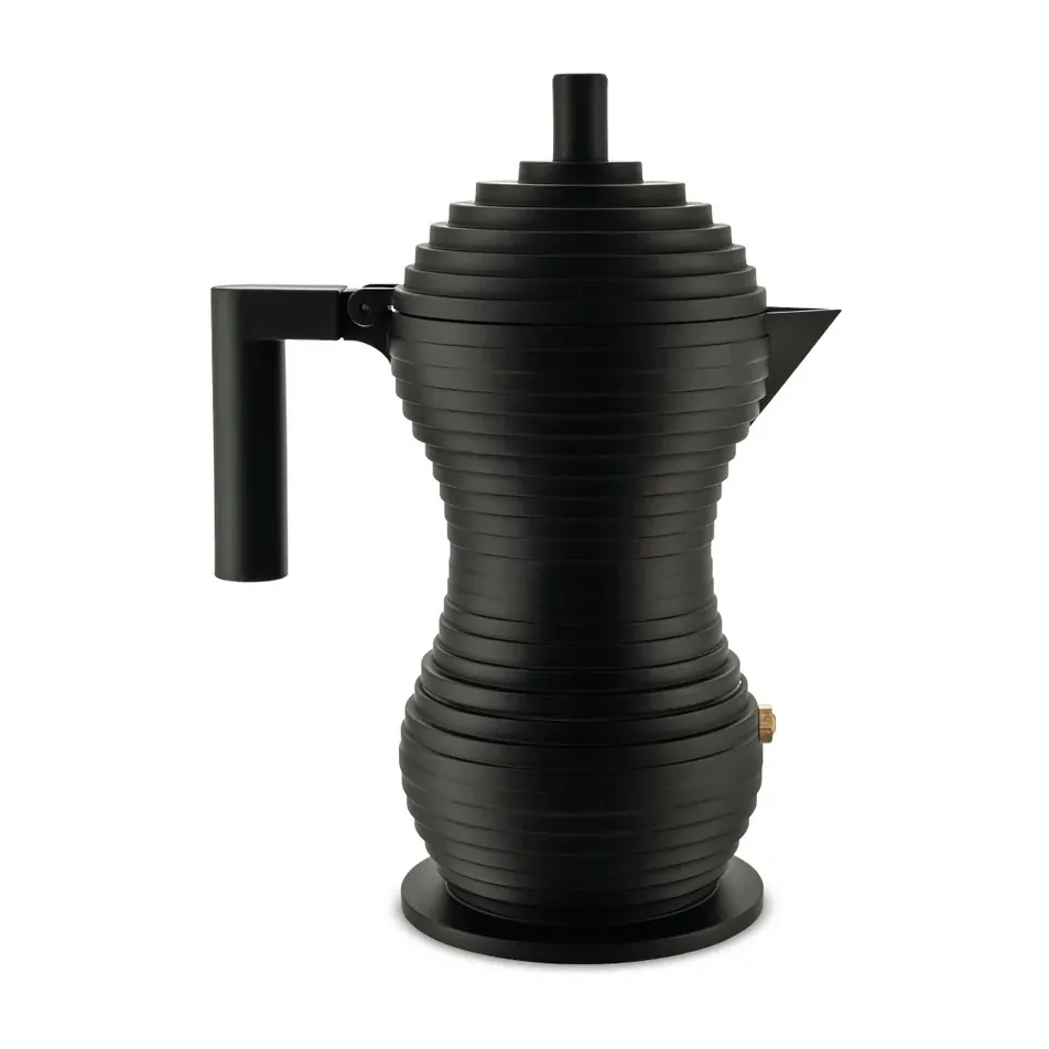 Pulcina espressobrygger svart, 15 cl Alessi