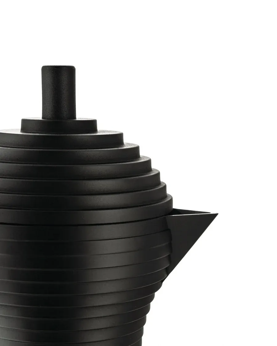 Pulcina espressobrygger svart, 15 cl Alessi
