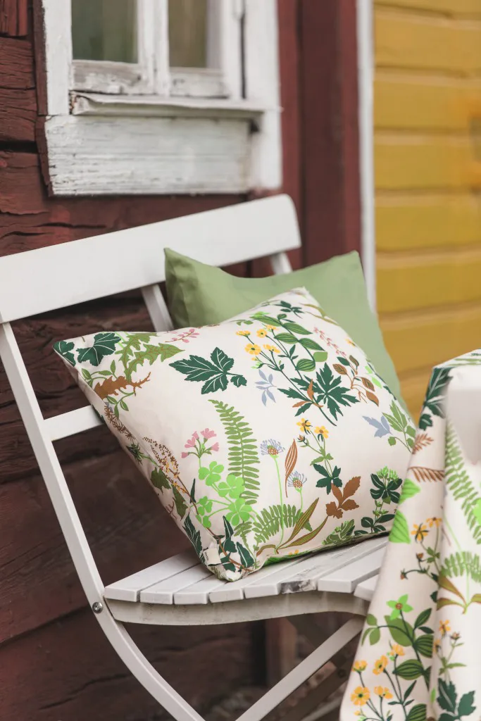 Ängsö putetrekk 47x47 cm, Multi-Beige Almedahls