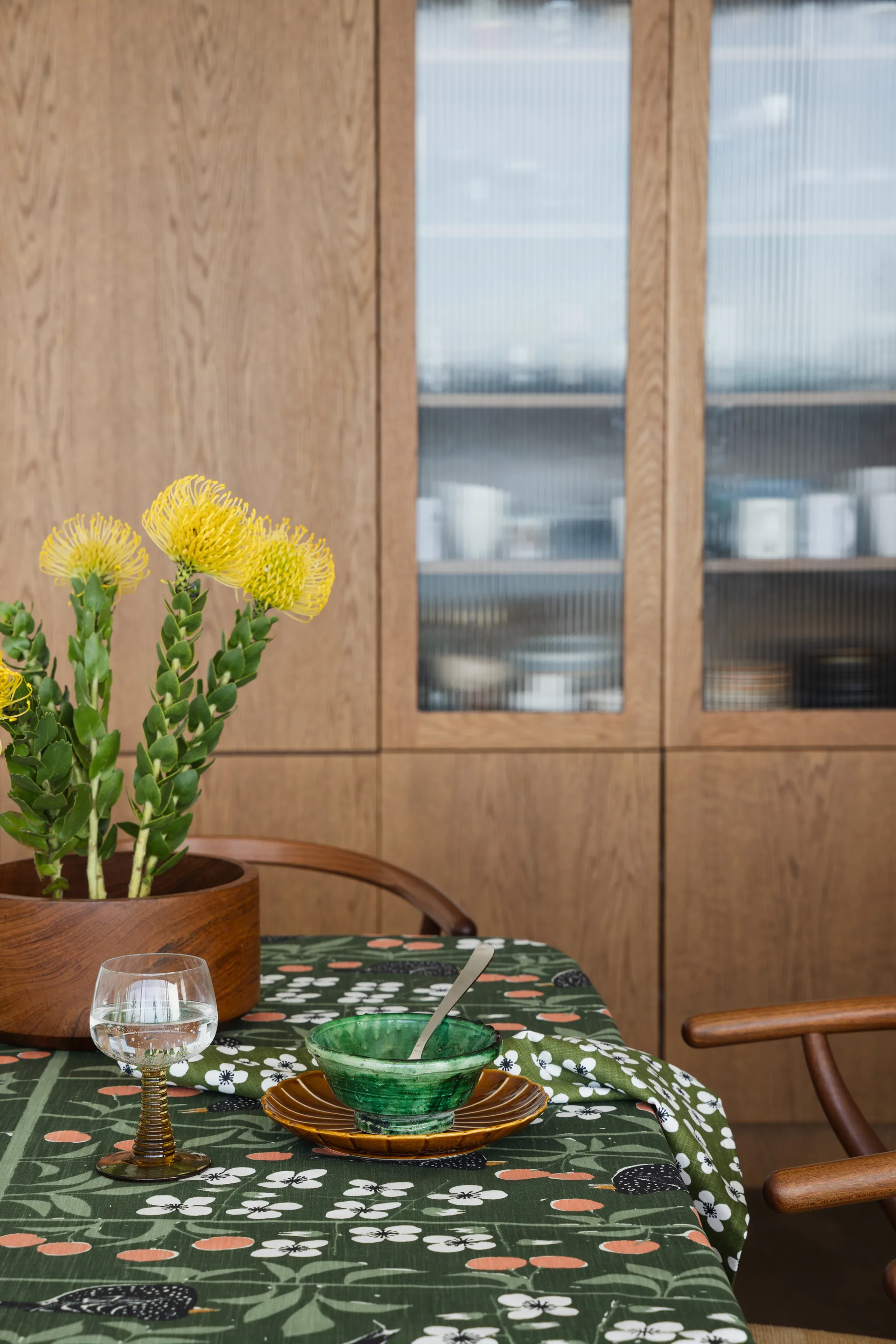 Belle Amie bordbrikke 2-pakning, Mørkegrønn, 34x45 cm Almedahls