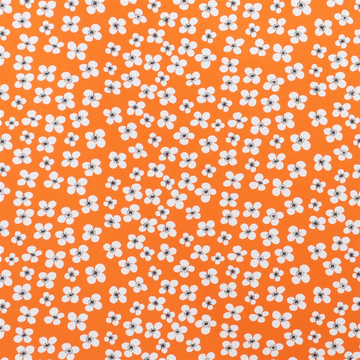 Bilde av Almedahls Belle Amie stoff oransje oransje-hvit