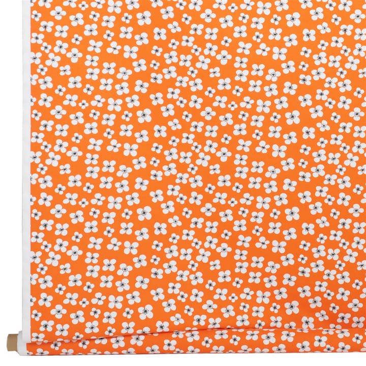 Belle Amie stoff oransje - oransje-hvit - Almedahls