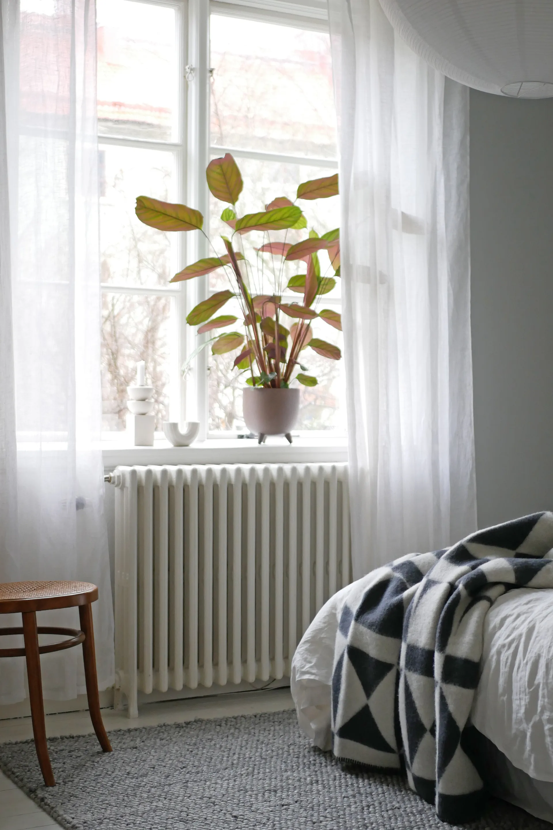 Bows ullteppe 130x170 cm, Grå Almedahls