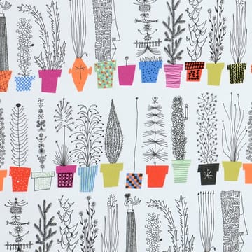 Italiensk blomsterhylla stoff - multi - Almedahls