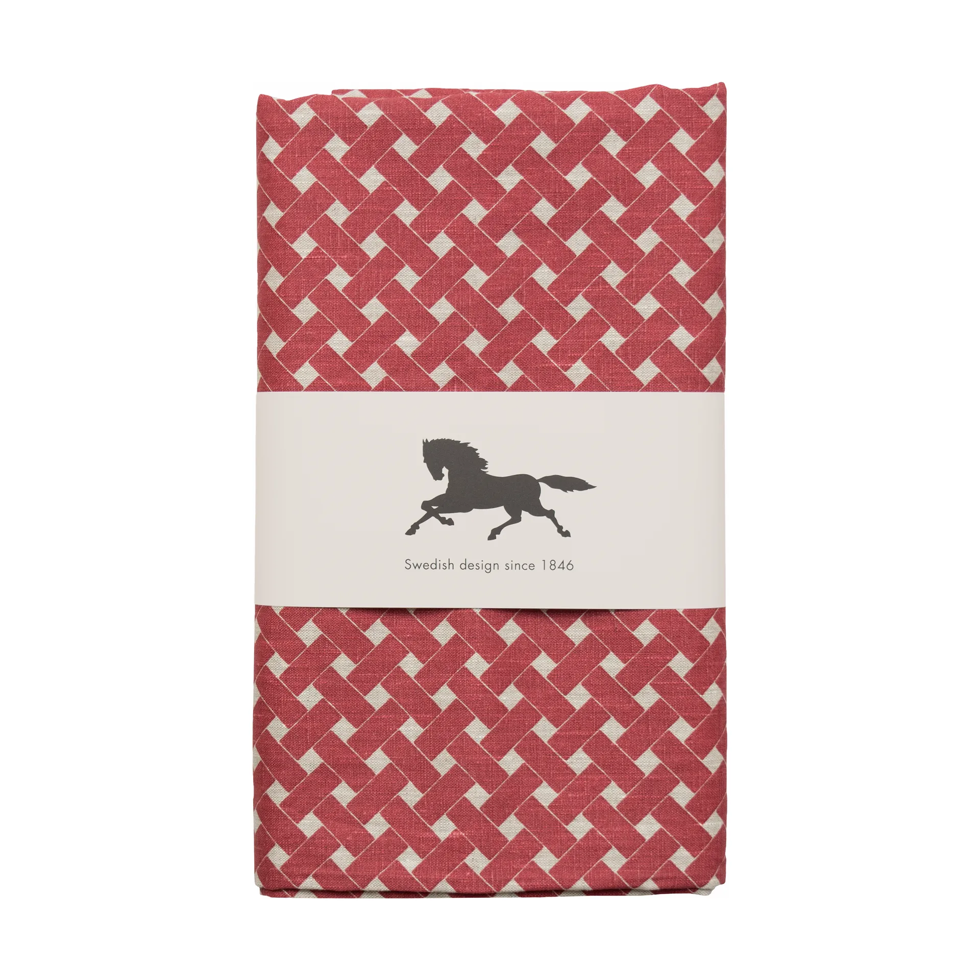 Korg duk 145 x 250 cm, Rød Almedahls
