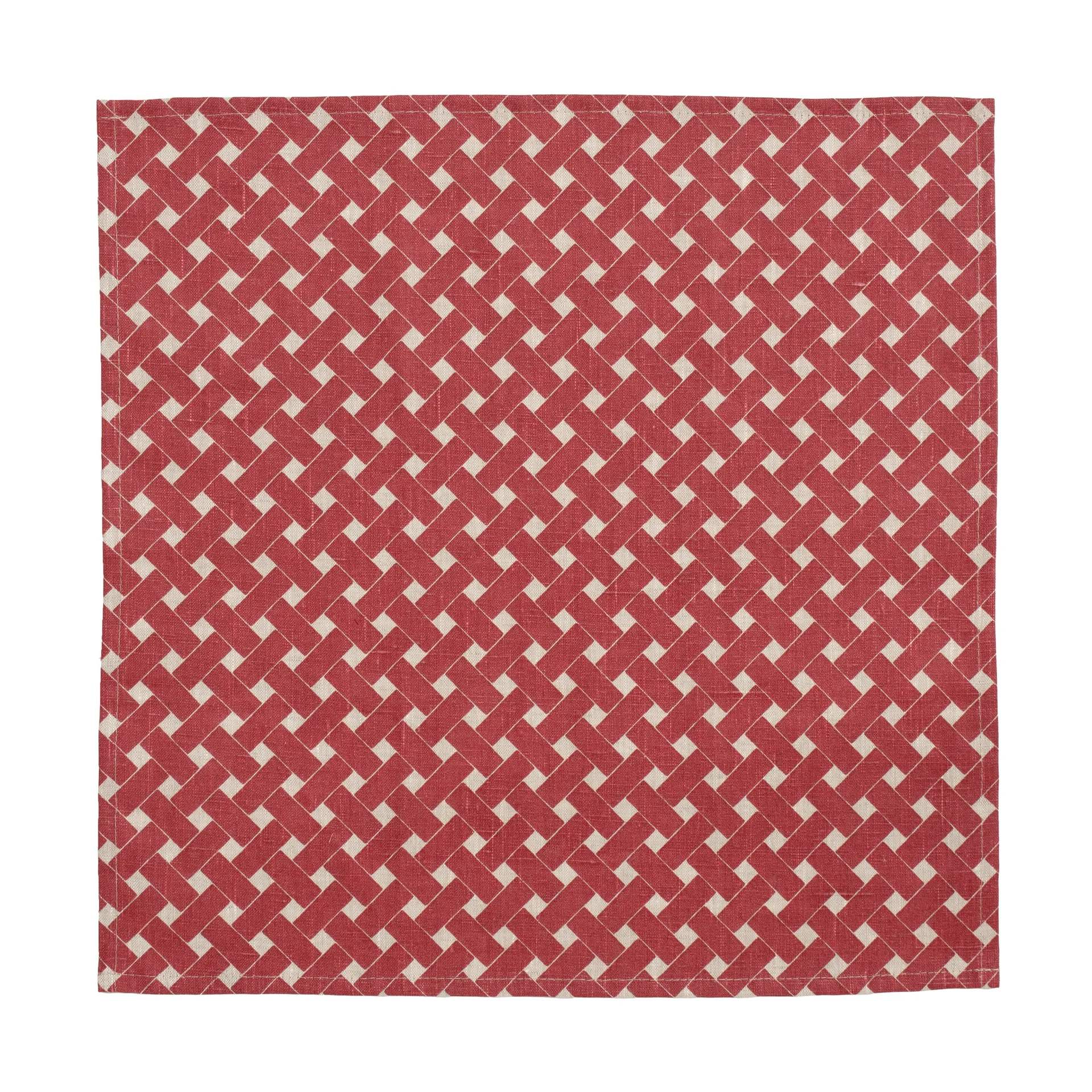 Korg serviett 45x45 cm 2-pk, Rød Almedahls