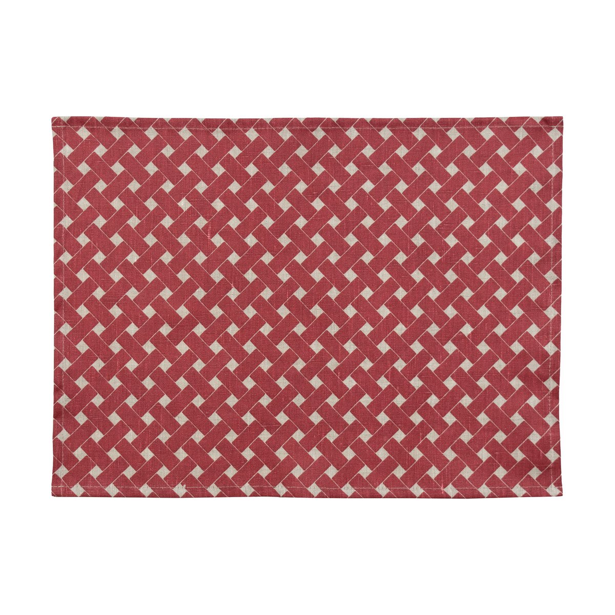Almedahls Korg spisebrikke 34 x 45 cm 2-pakning Rød