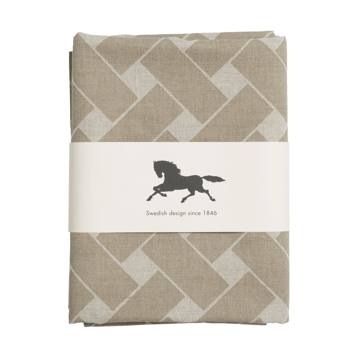 Bilde av Almedahls Korg XL duk 145x250 cm Natur-taupe