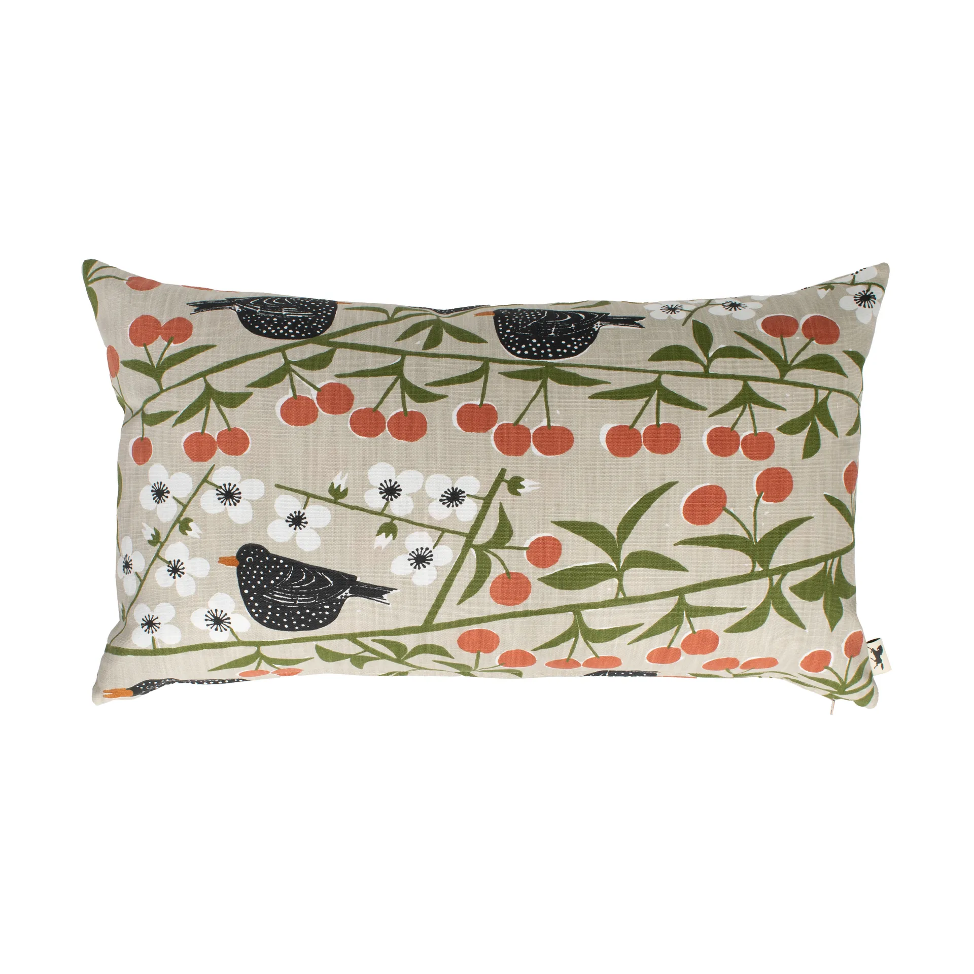 Körsbärsträdgården putetrekk, Beige, 40x70 cm Almedahls