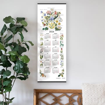 Landskapsblomster kalender 2024 - 35 x 90 cm - Almedahls