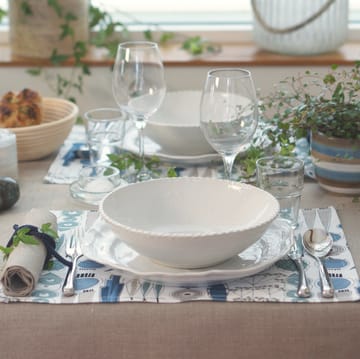 Piknik bordbrikke 34 x 45 cm 2-pakning - Blå-beige - Almedahls