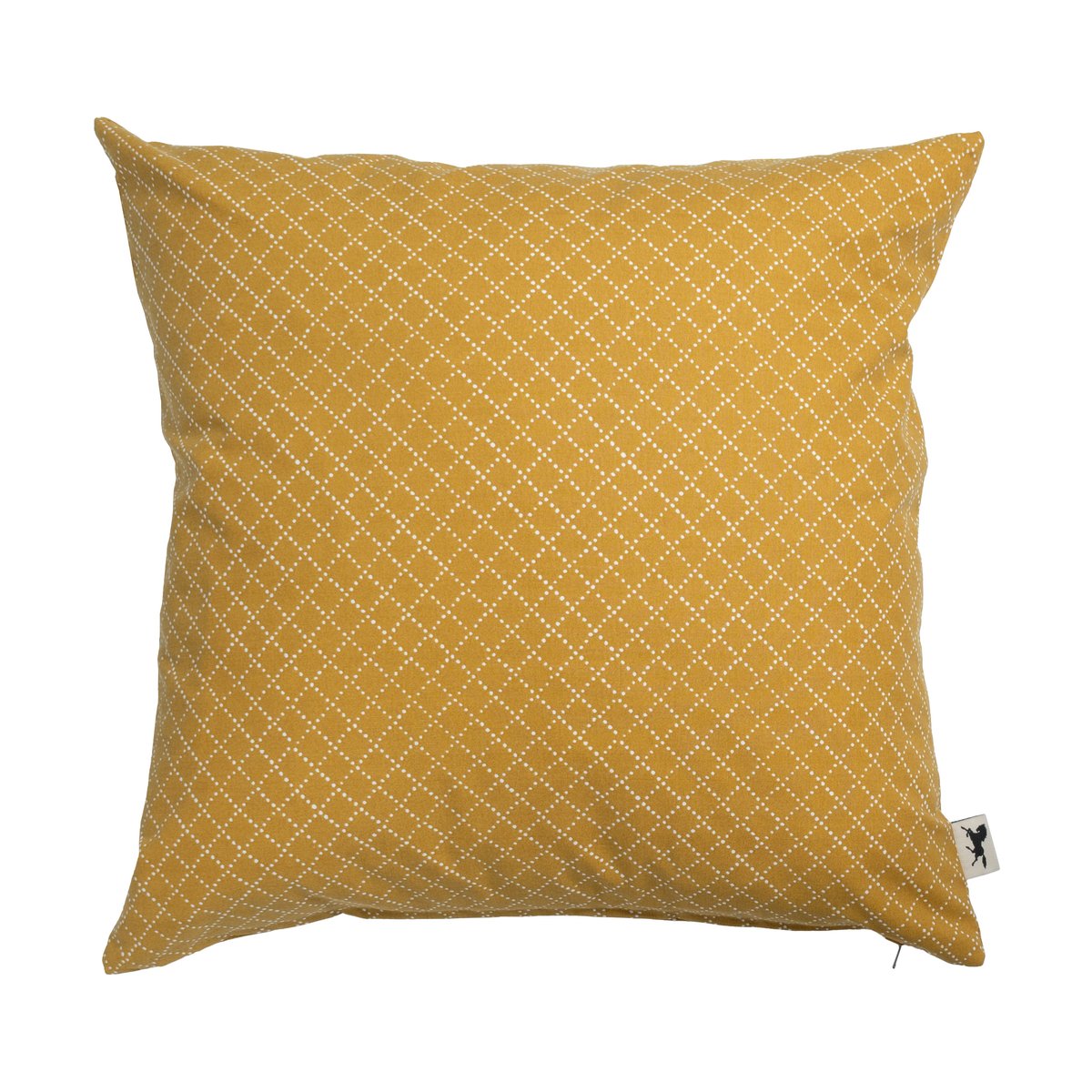 Bilde av Almedahls Prickruta putetrekk 47x47 cm Oker