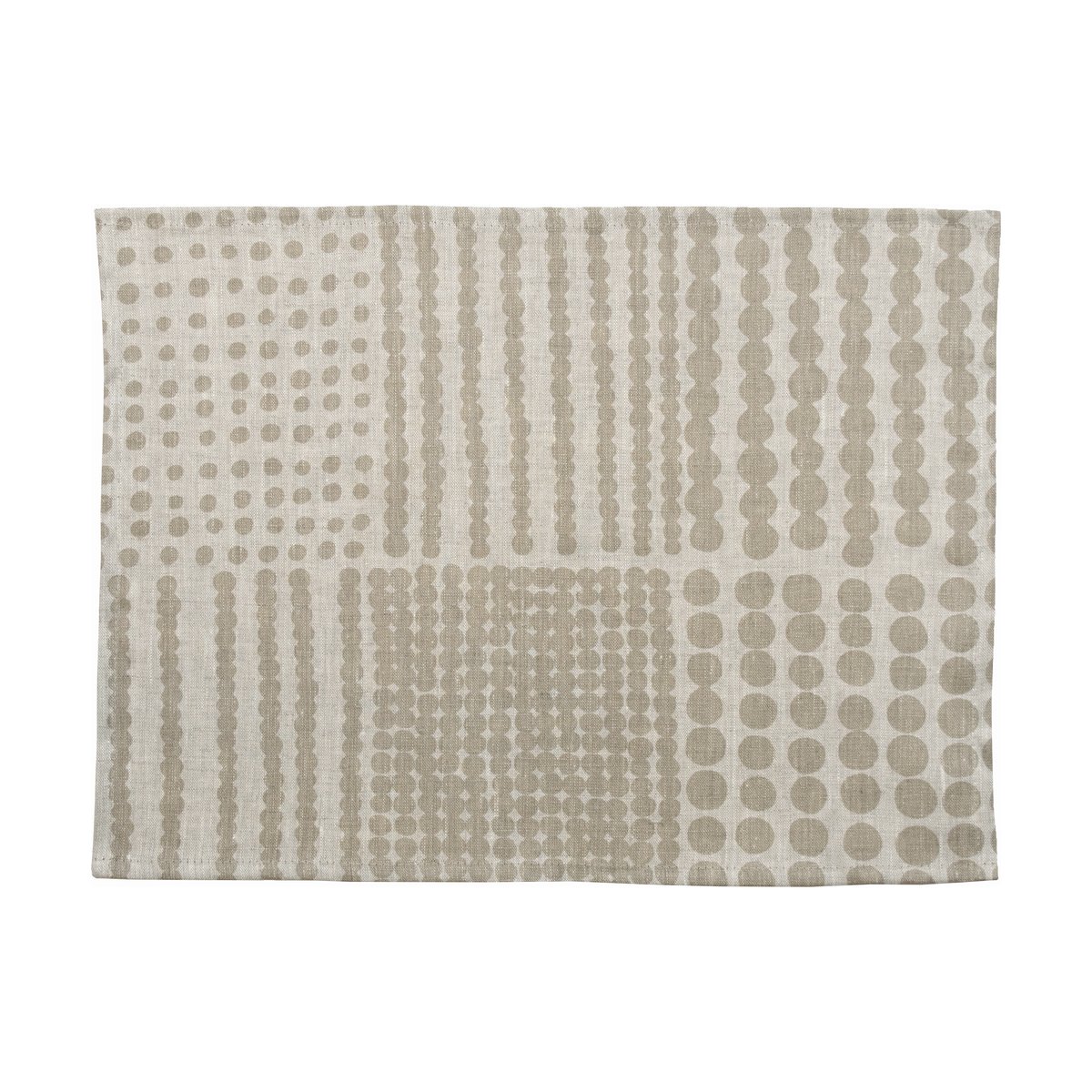 Almedahls Pricktyg spisebrikke 34 x 45 cm Natur-taupe