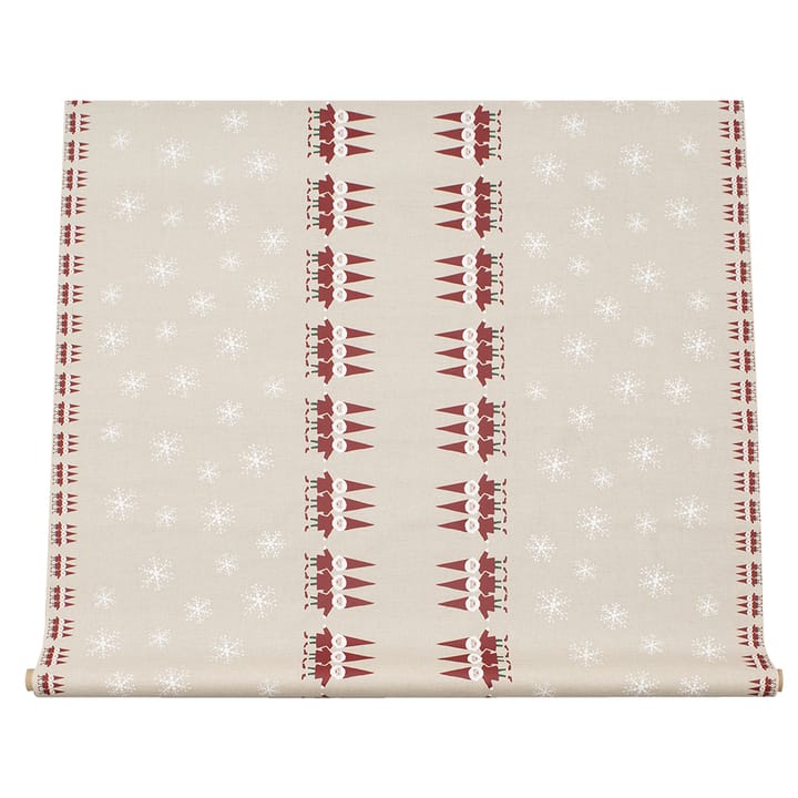Rødnisse stoff store nisser - Beige - Almedahls