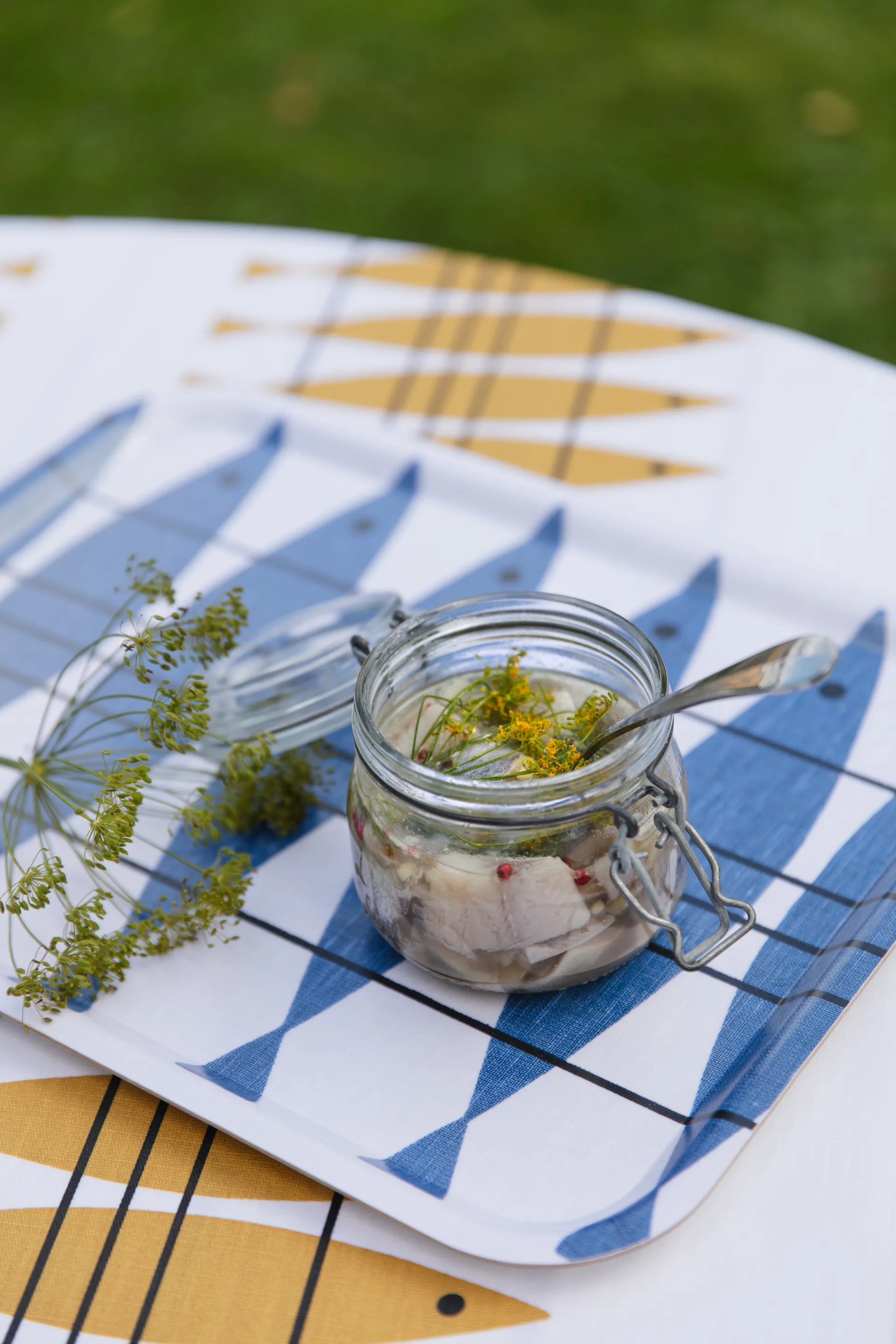 Sill voksduk metervis, Oker Almedahls