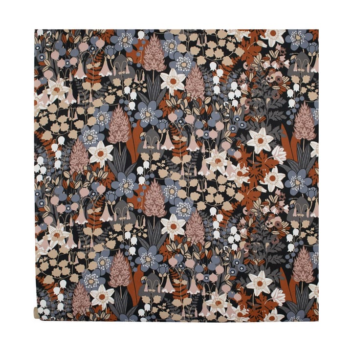Skogen stoff - Blå-brun - Almedahls