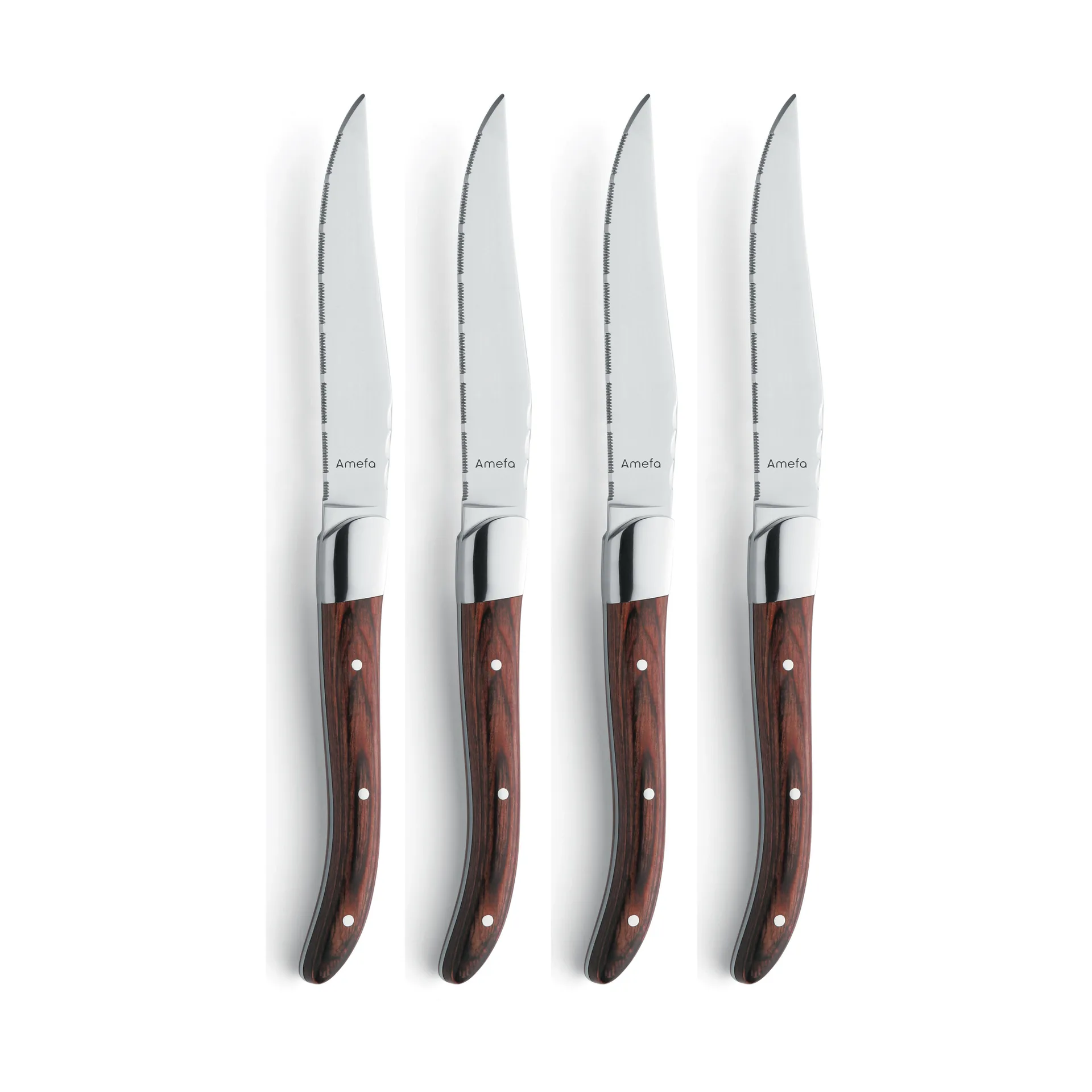 Royal Steak grillkniv 4-pk, Brun i treboks Amefa
