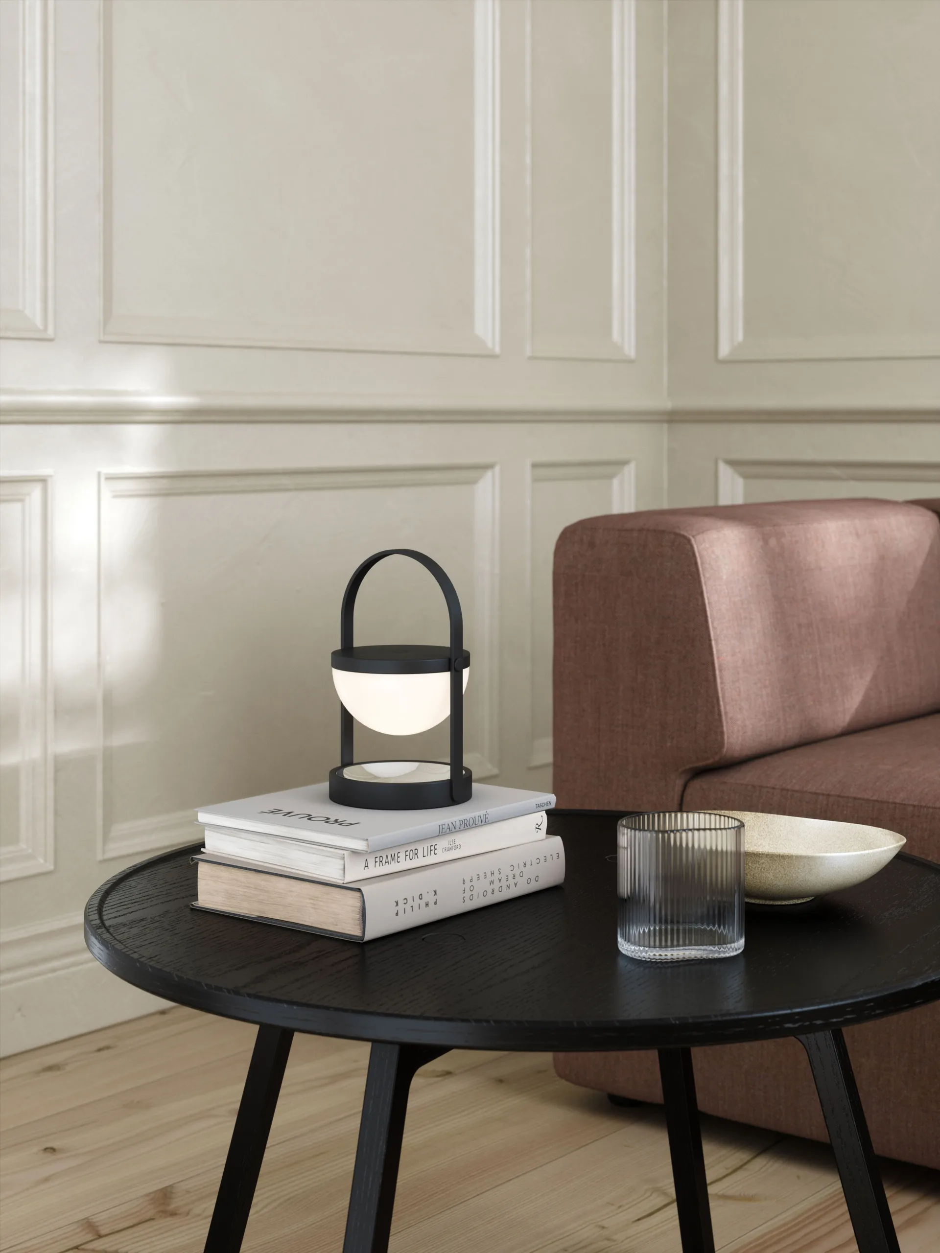 A-Flash portabel bordlampe 22 cm, Black Andersen Furniture