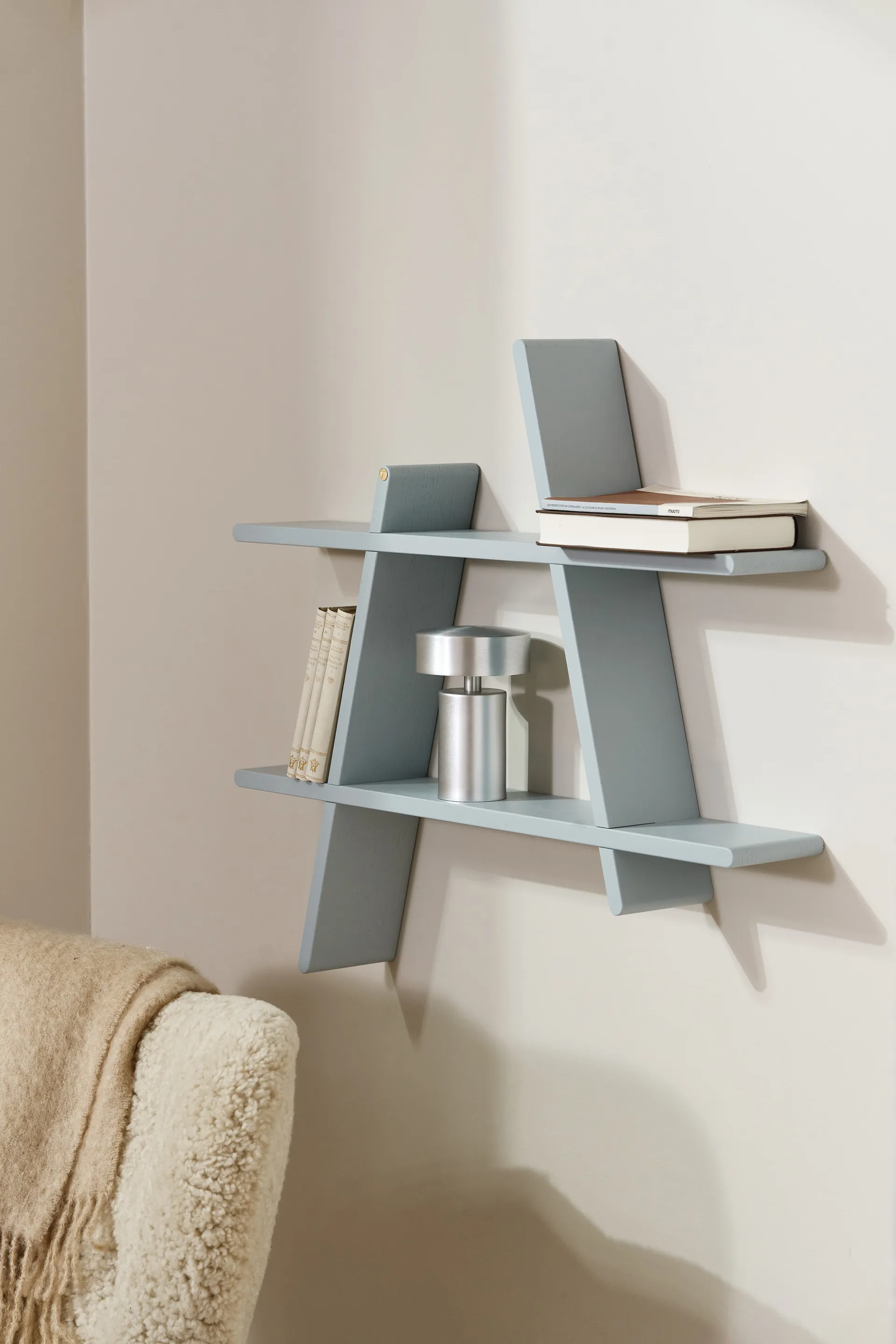A-Shelf vegghylle Special Edition, Grey blue L 78x12x67 cm Andersen Furniture
