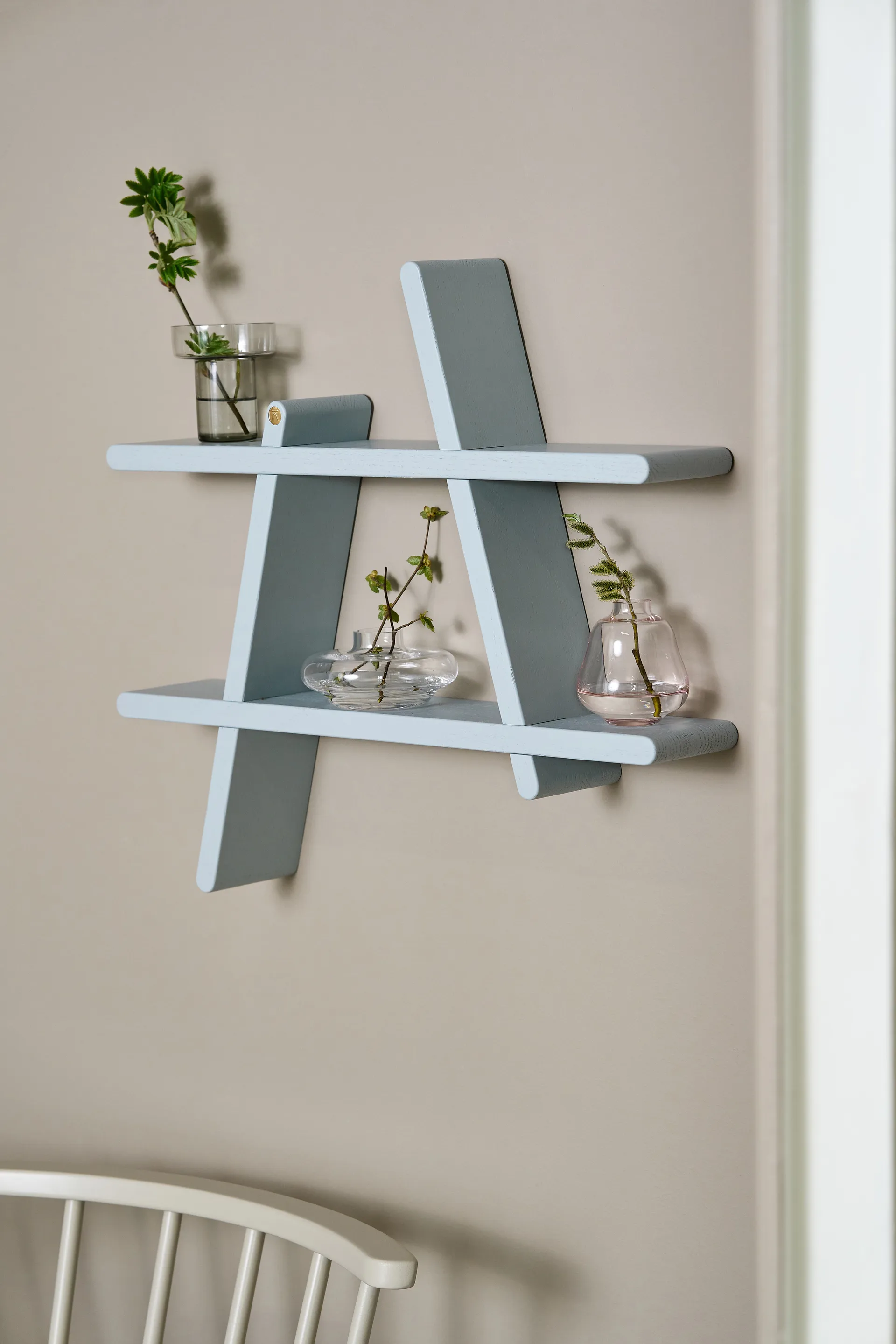 A-Shelf vegghylle Special Edition, Grey blue M 52x9x46 cm Andersen Furniture