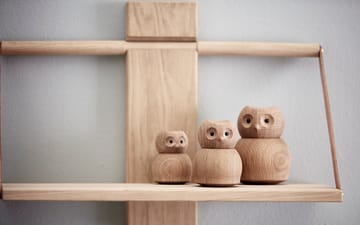 Andersen Owl trefigur Medium - Oak - Andersen Furniture