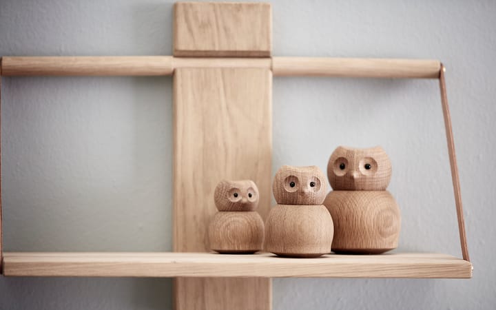Andersen Owl trefigur Small - Oak - Andersen Furniture