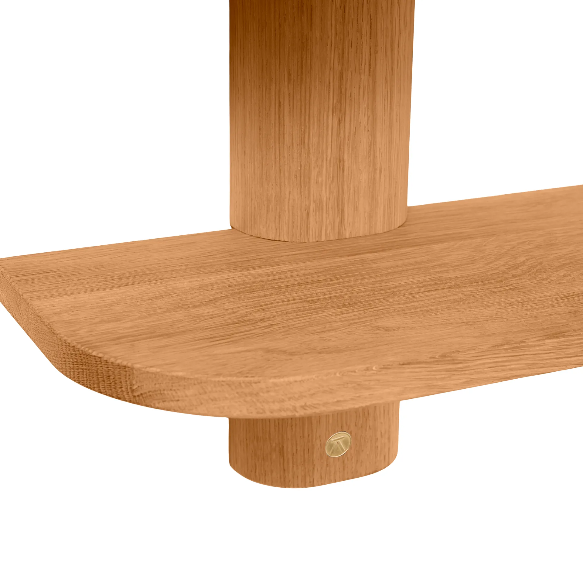 Bend vegghylle, Oiled Nature Oak, 50x18x40 cm Andersen Furniture