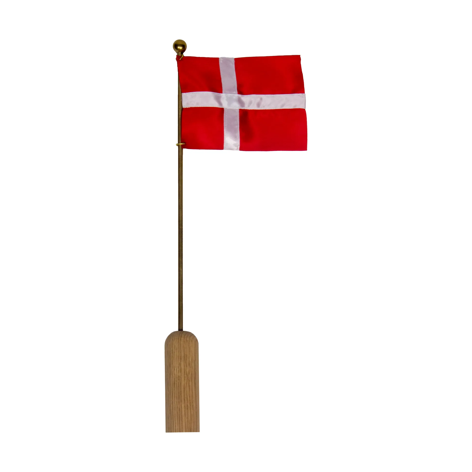 Celebrating Denmark flagg 40 cm, Oak-brass Andersen Furniture