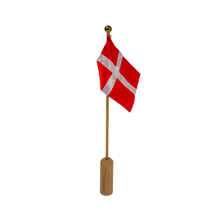 Celebrating Denmark flagg 40 cm - Oak-brass - Andersen Furniture