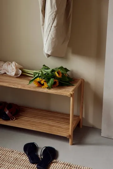 Column Shoe rack - Mattlakkert eik - Andersen Furniture